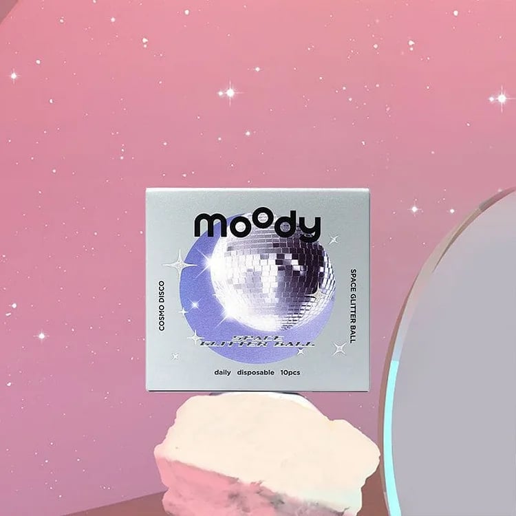 Moody Space Glitter Ball